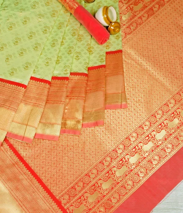 Light_Green_Embellished_Banarasi_Jacquard_Saree_(Light_Green)